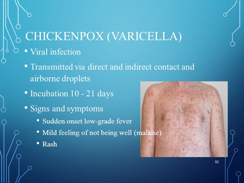 Rashes caused by viral infections in adults