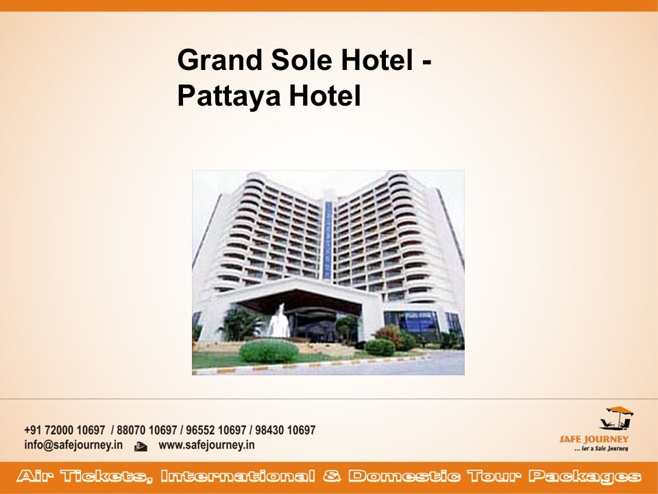 Grand Sole Hotel - Pattaya Hotel