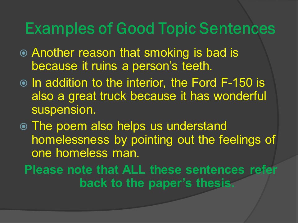 Thesis Statement For Homelessness