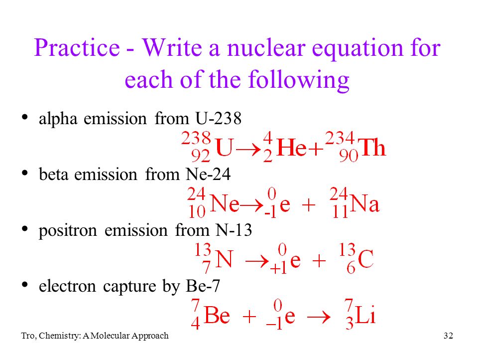 Write A Balanced Nuclear Equation For The Alpha Decay Of Uranium Write A Nuclear Equation For The Alpha Decay Of Uranium 238