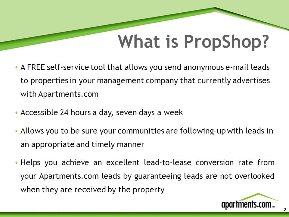 2 What is PropShop.