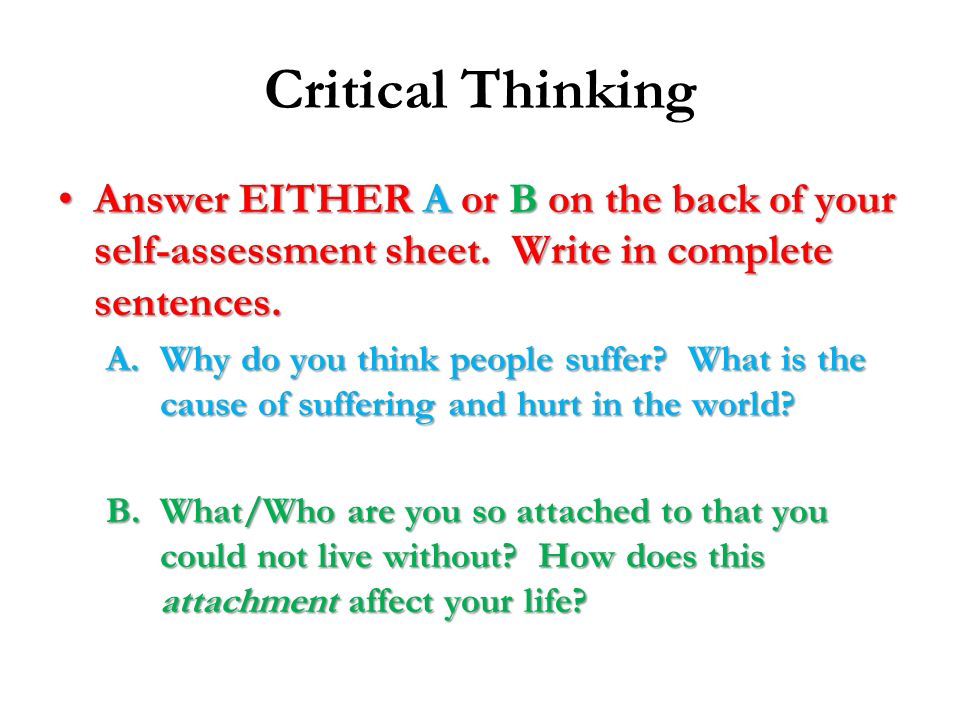 self-assessment critical thinking skills Student learning: the role of self-assessment billie miller improving critical thinking skills related to patient safety safety measures that produce positive. self-assessment critical thinking skills Student learning: the role of self-assessment billie miller improving critical thinking skills related to patient safety safety measures that produce positive.