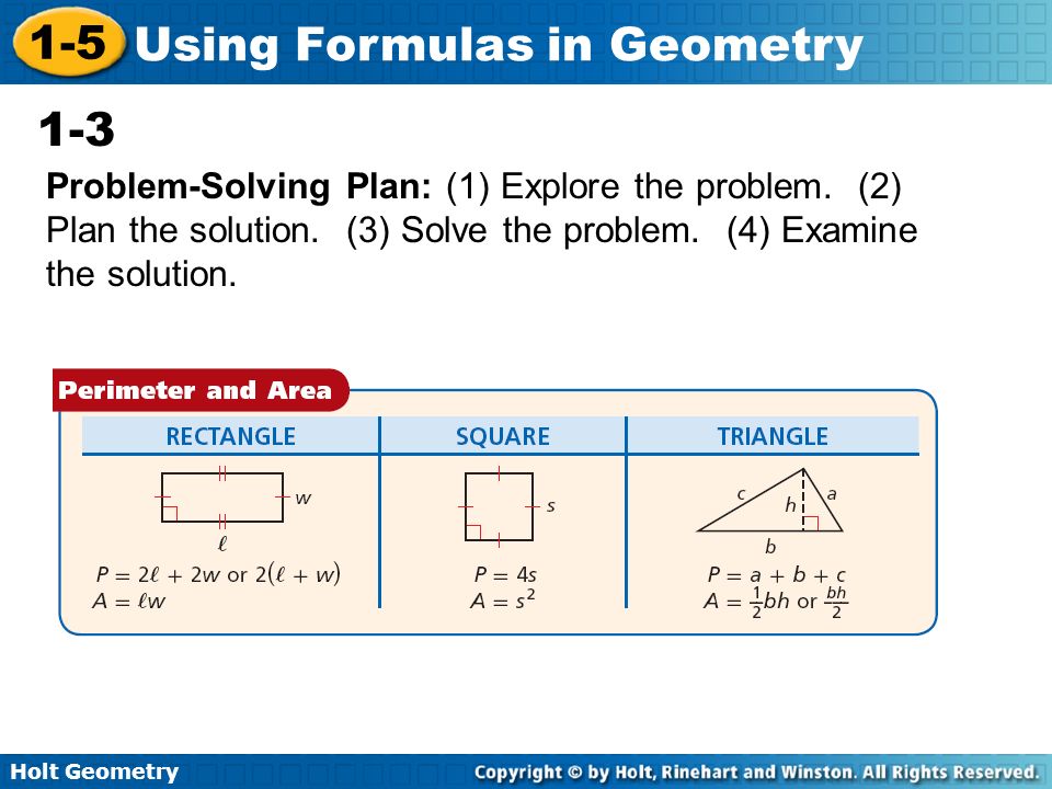 Geometry Problem Solving
