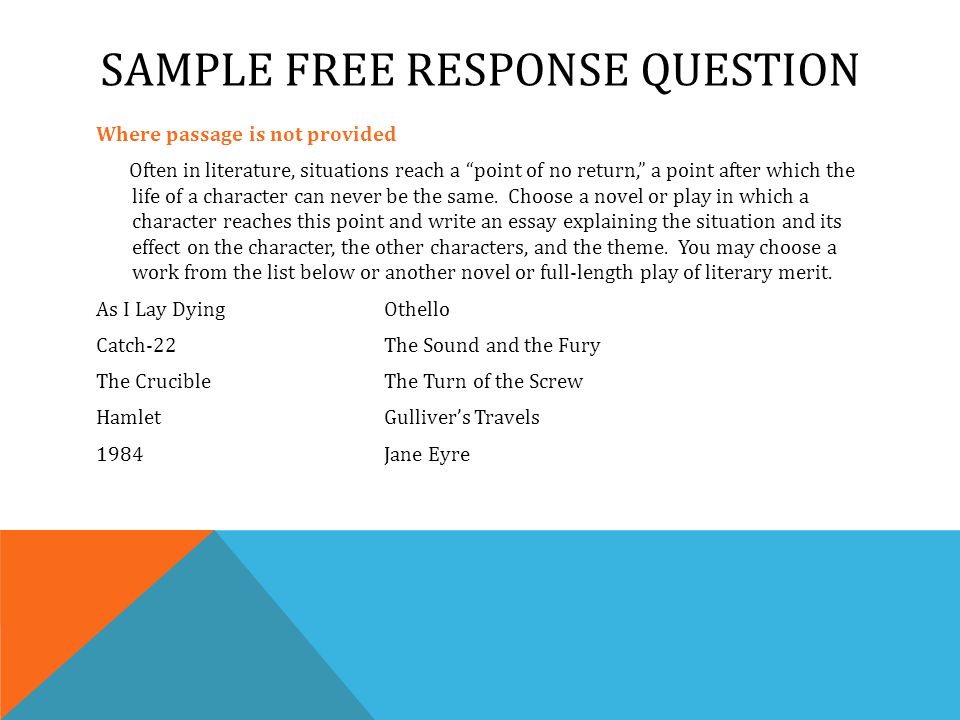 Literary Essay Example