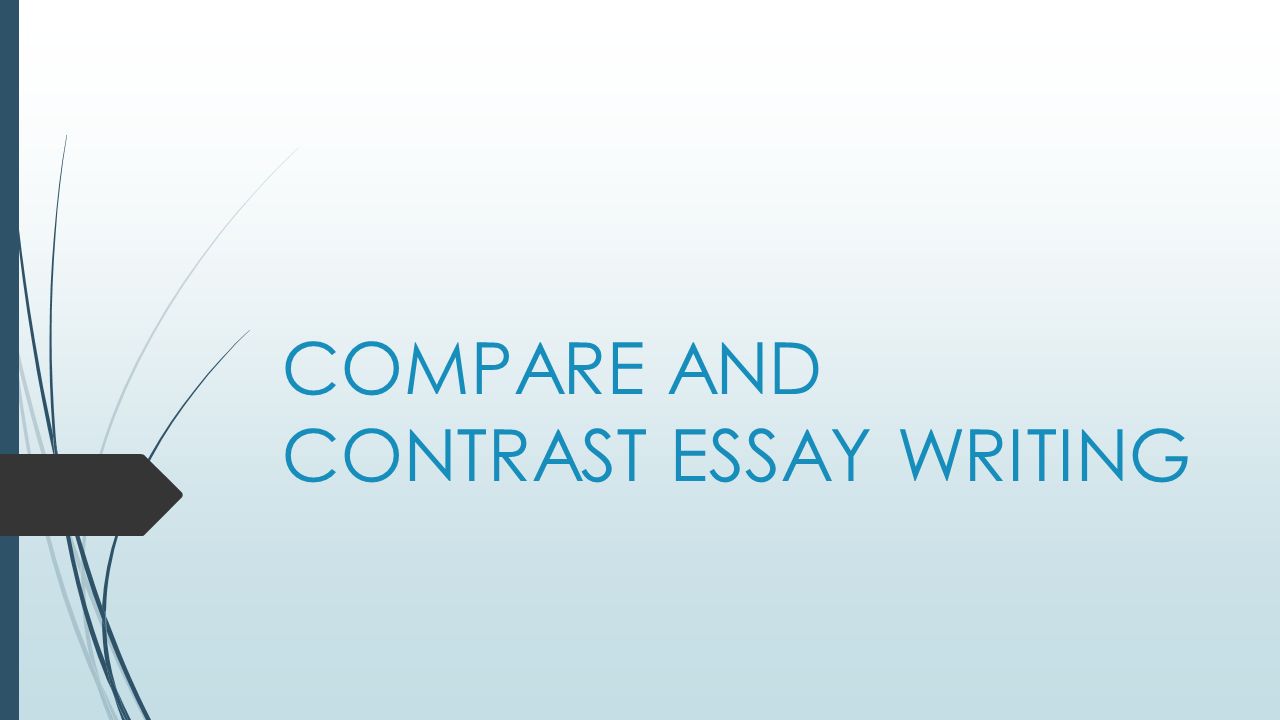 Good topics write compare contrast essay