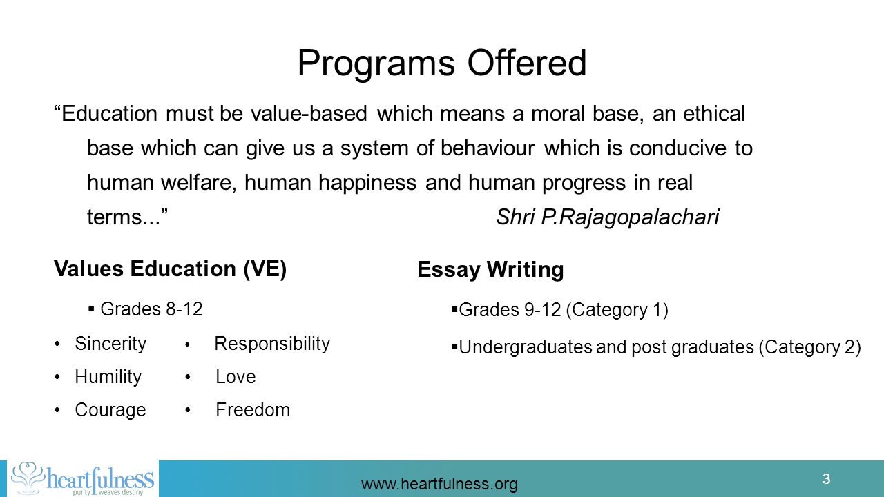 Value Of Education Essay