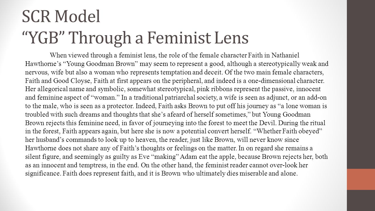 Essay On Young Goodman Brown