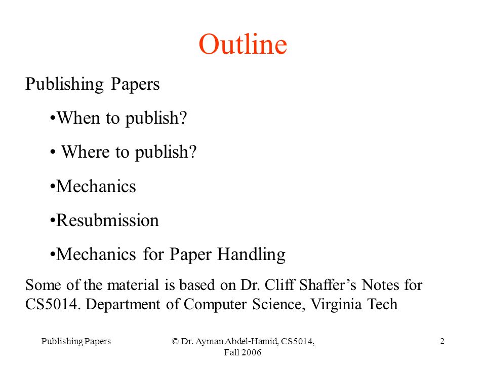 how to publish your research paper how to publish your research paper