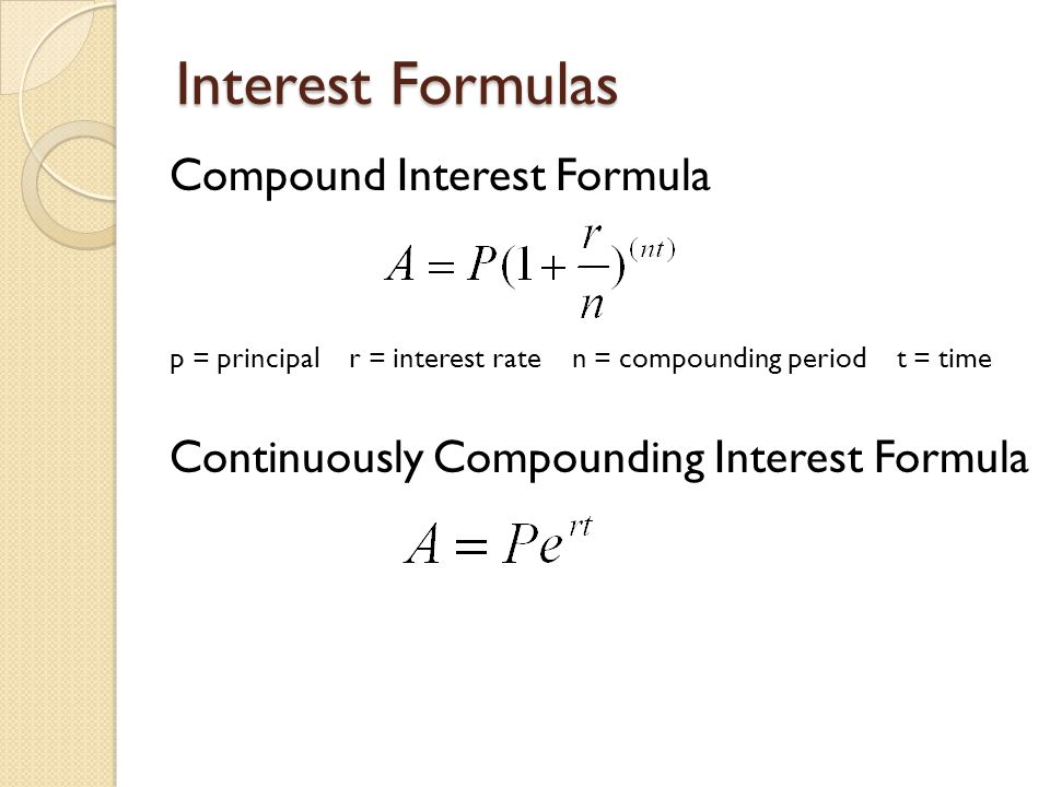 Equation For Interest Compounded Continuously Talkchannels Compounded Interest Equation Talkchannels