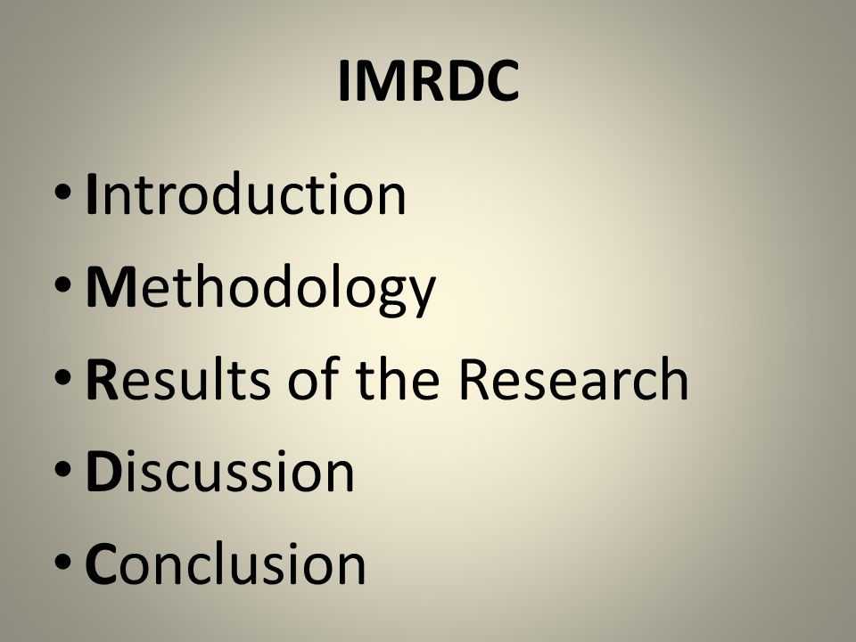 Concluding A Research Paper