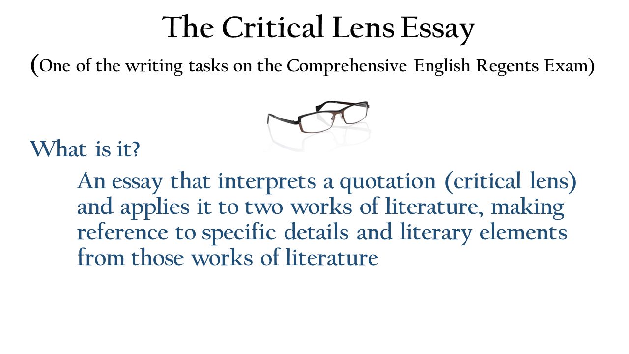 comprehensive essay
