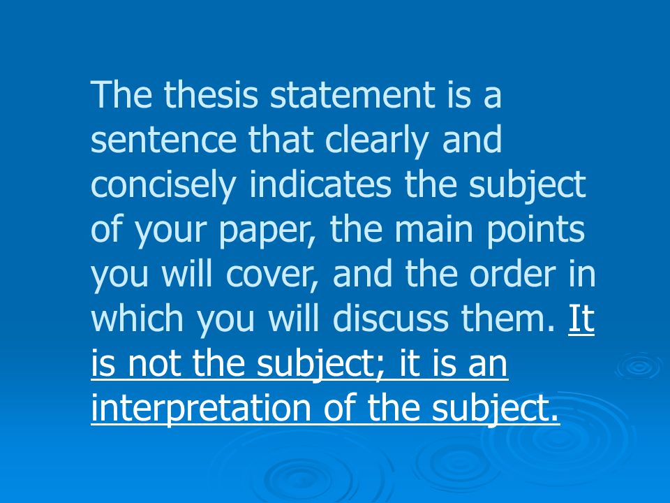 thesis statement notes Your thesis statement should set the tone, sophistication and scope for your essay - where do you even begin to encompass discovery. thesis statement notes Your thesis statement should set the tone, sophistication and scope for your essay - where do you even begin to encompass discovery.