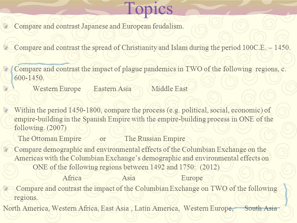 compare and contrast the spread of Whap: sem1 final essay review essay questions & talking points compare and contrast the spread of christianity and islam during the period 100 ce to 1450 ce. compare and contrast the spread of Whap: sem1 final essay review essay questions & talking points compare and contrast the spread of christianity and islam during the period 100 ce to 1450 ce.