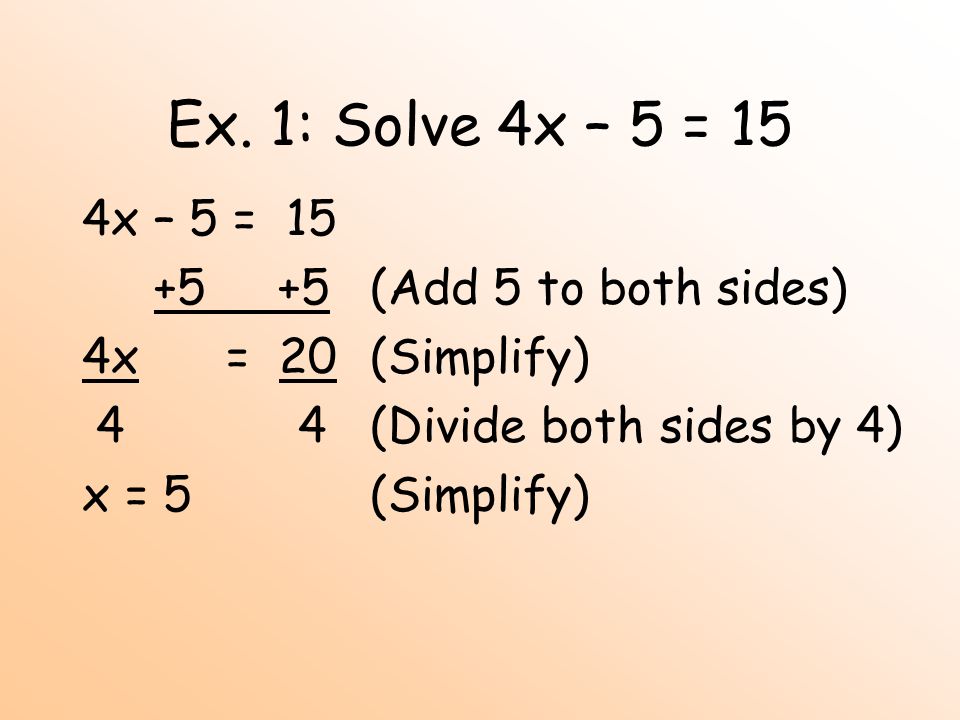 Solving TWO STEP EQUATIONS What is the variable.