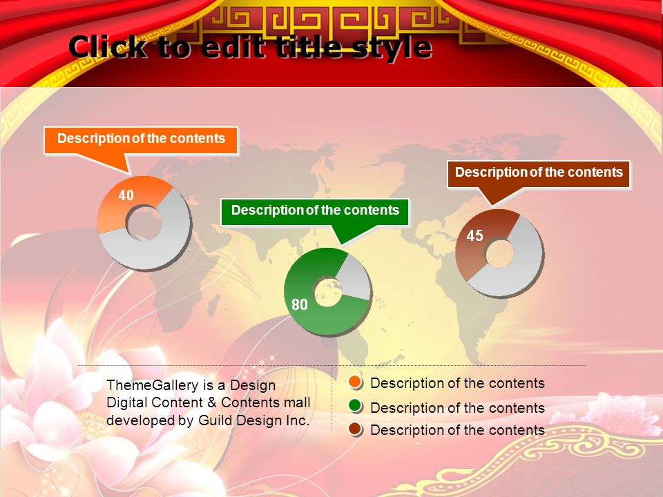 ThemeGallery is a Design Digital Content & Contents mall developed by Guild Design Inc.