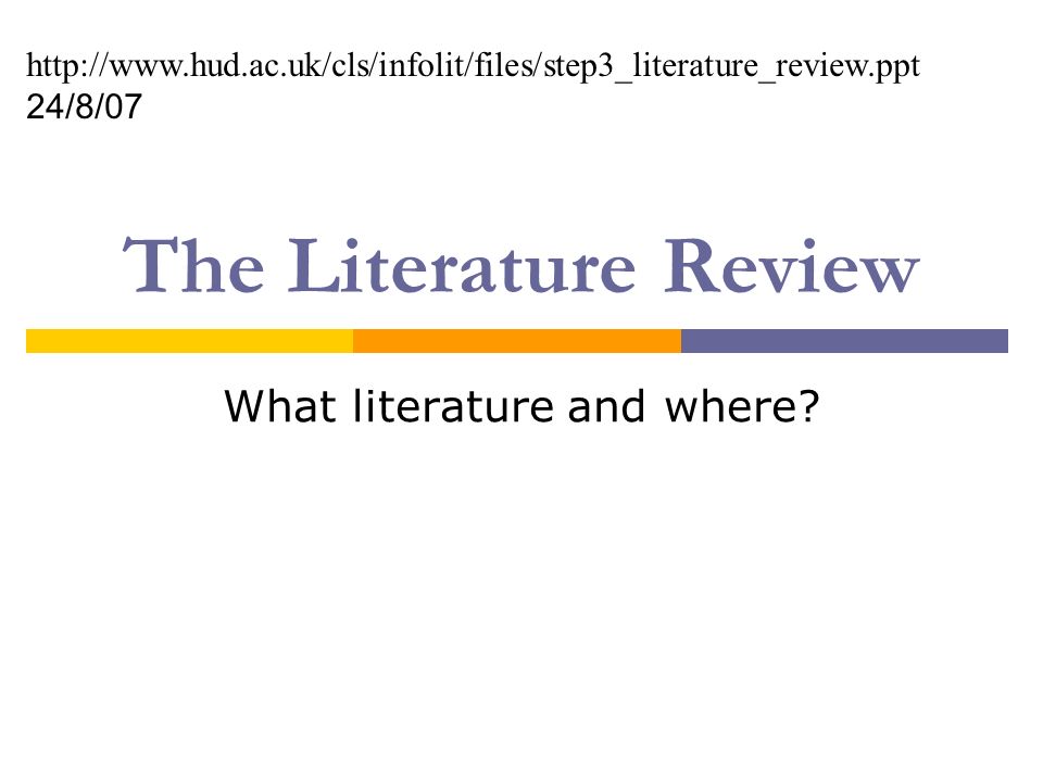 Literature Review Template Nz
