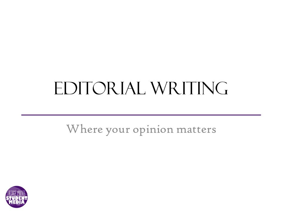 what is an editorial essay