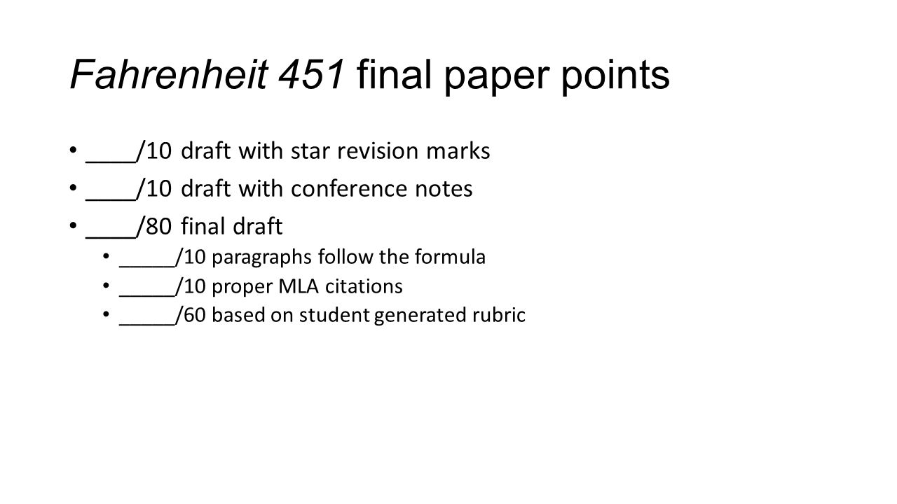 fahrenheit 451 essay topics