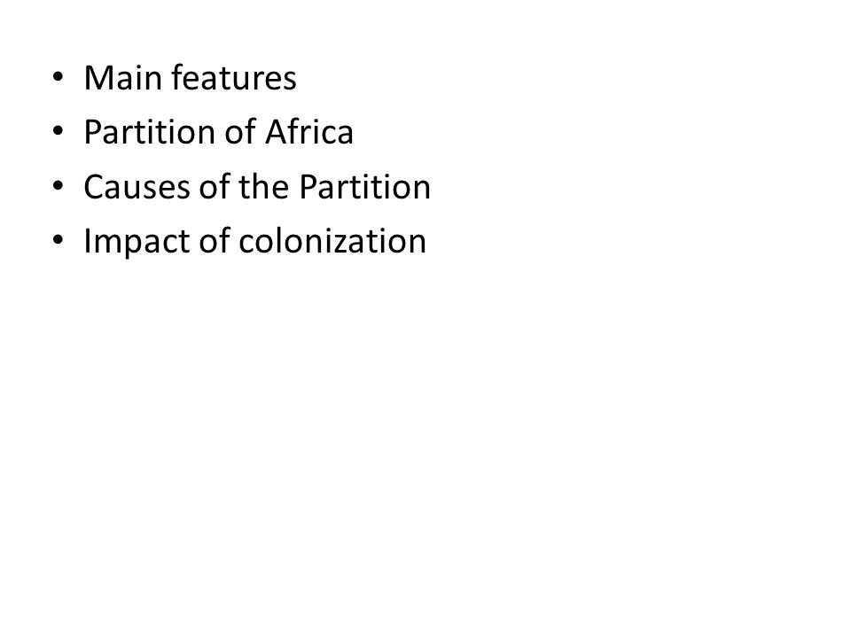 cuases of the colonisation of africa essay The challenge of decolonization in africa benjamin talton – temple university through the process of decolonization that began, in most african territories, at the close of world war ii, african leaders gained greater political power under european rule. cuases of the colonisation of africa essay The challenge of decolonization in africa benjamin talton – temple university through the process of decolonization that began, in most african territories, at the close of world war ii, african leaders gained greater political power under european rule.
