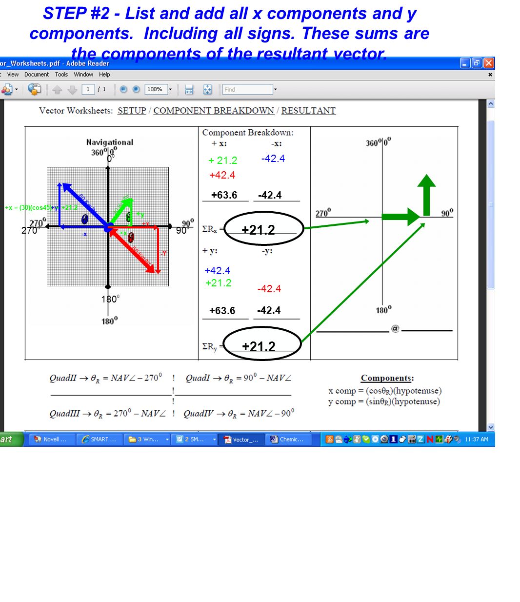 worksheet Vector Components Worksheet mathematical vector addition of vectors the 11 21 2