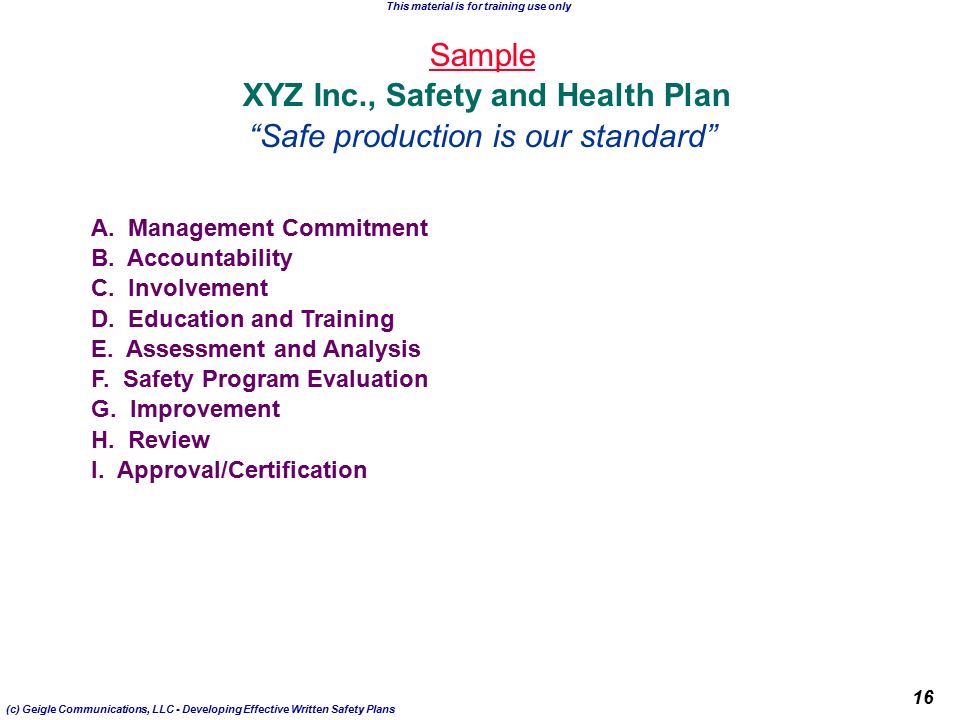 sample safety plan professional template shop business templates sample safety plan