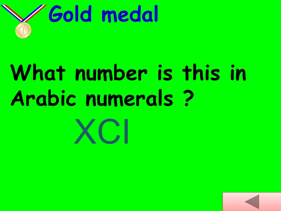 What number is this in Arabic numerals XXVII Silver medal