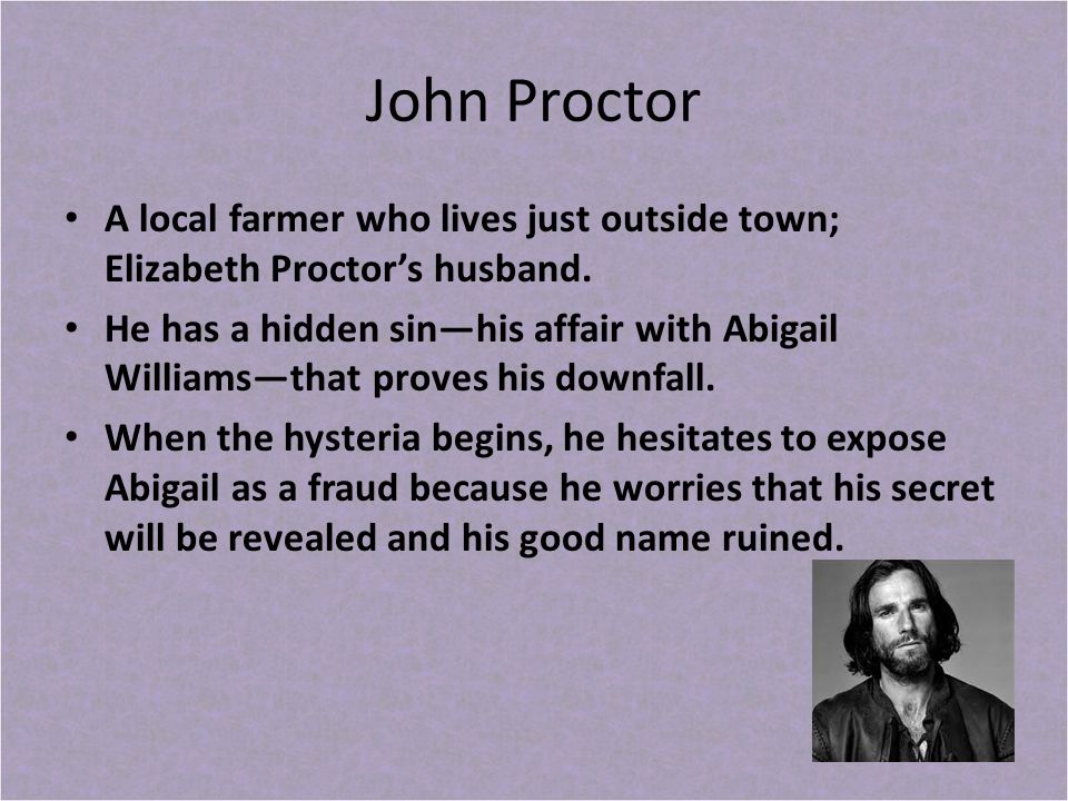 The Crucible Essay On John Proctor