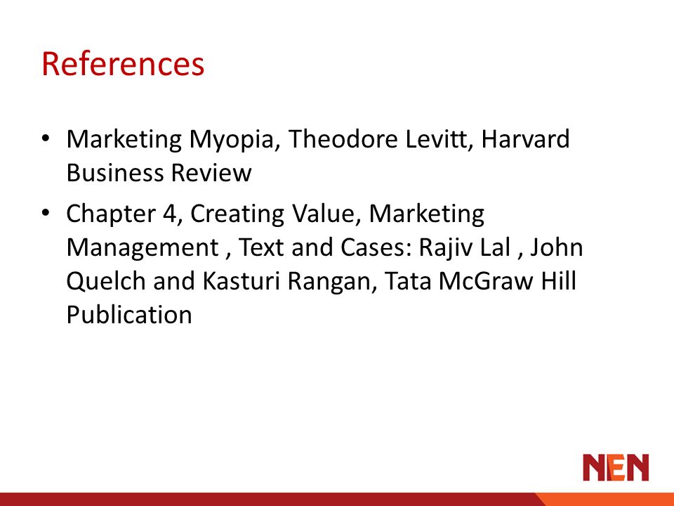 levitt theodore marketing myopia harvard business review 82 7 8 138 149 2004 For the years 2009-2011 in north america 7 a recent review of these early articles theodore levitt, 'marketing myopia,' harvard business. levitt theodore marketing myopia harvard business review 82 7 8 138 149 2004 For the years 2009-2011 in north america 7 a recent review of these early articles theodore levitt, 'marketing myopia,' harvard business.