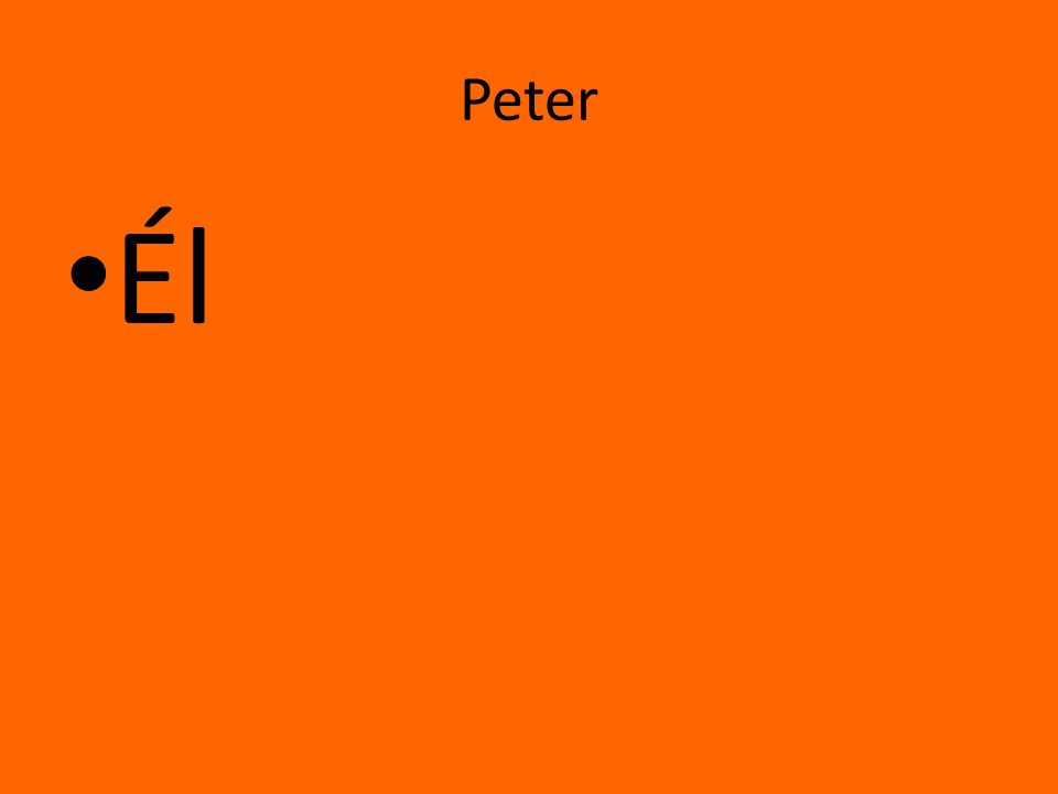 Peter Él