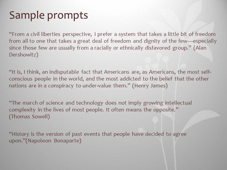 sample essay prompts sample essay prompts