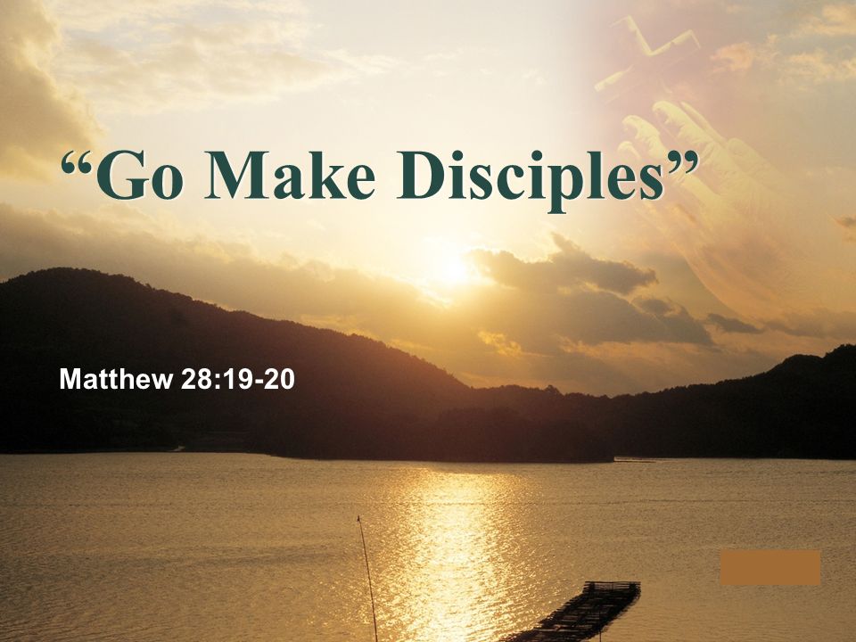 LOGO Go Make Disciples Matthew 28:19-20