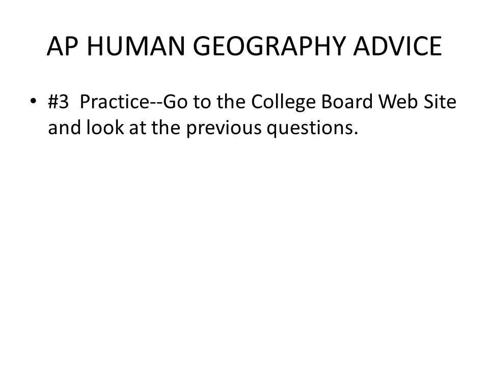 College board ap human geography essay questions