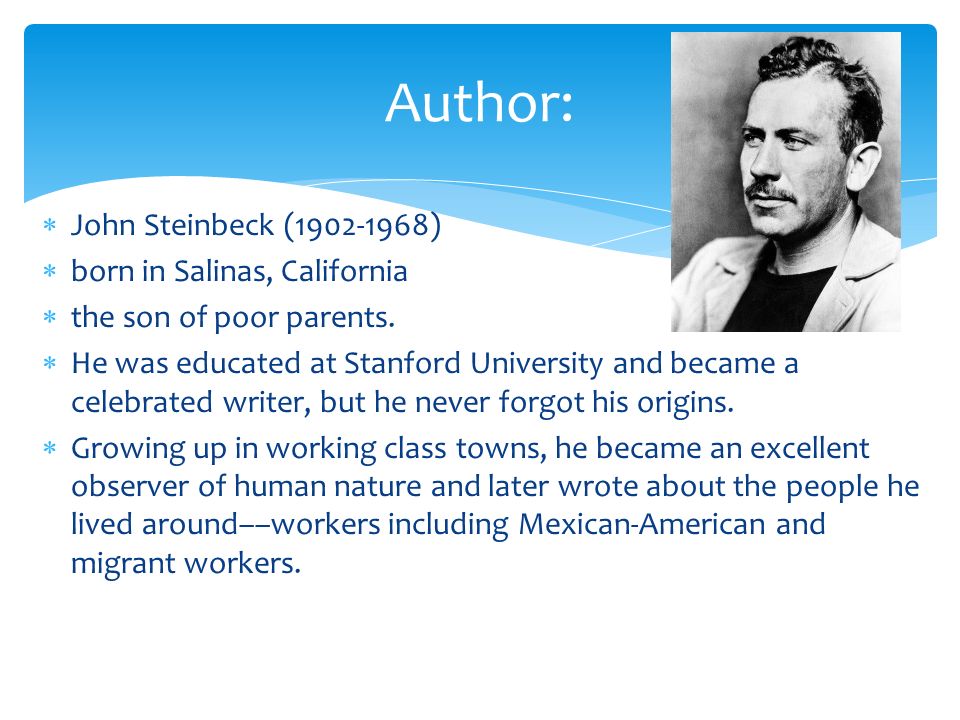 biography of john steinbeck essay biography of john steinbeck essay