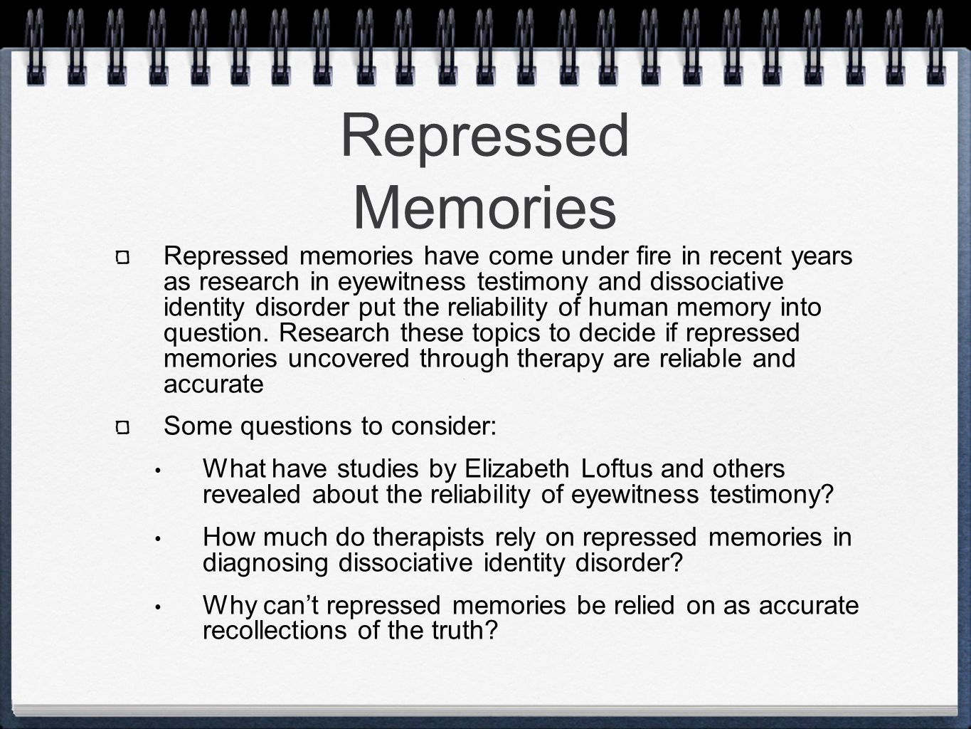 Eyewitness Testimony Essay