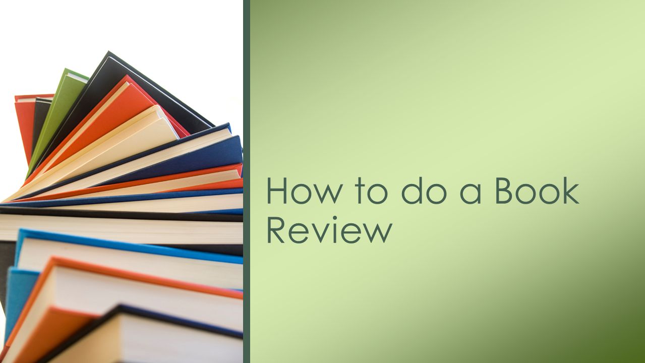 How to do book review