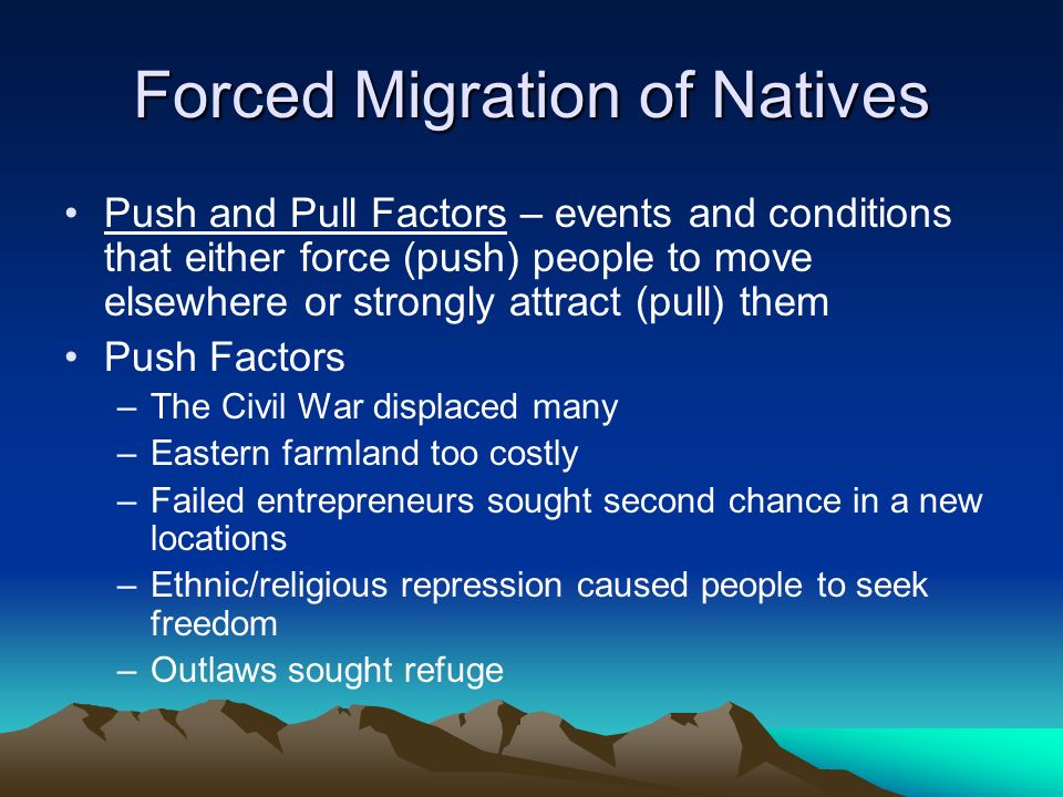 pull push factors of entrepreneurship pull push factors of entrepreneurship