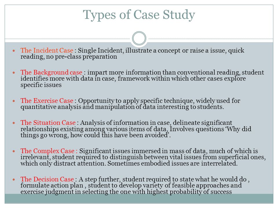 Case study for student analysis images