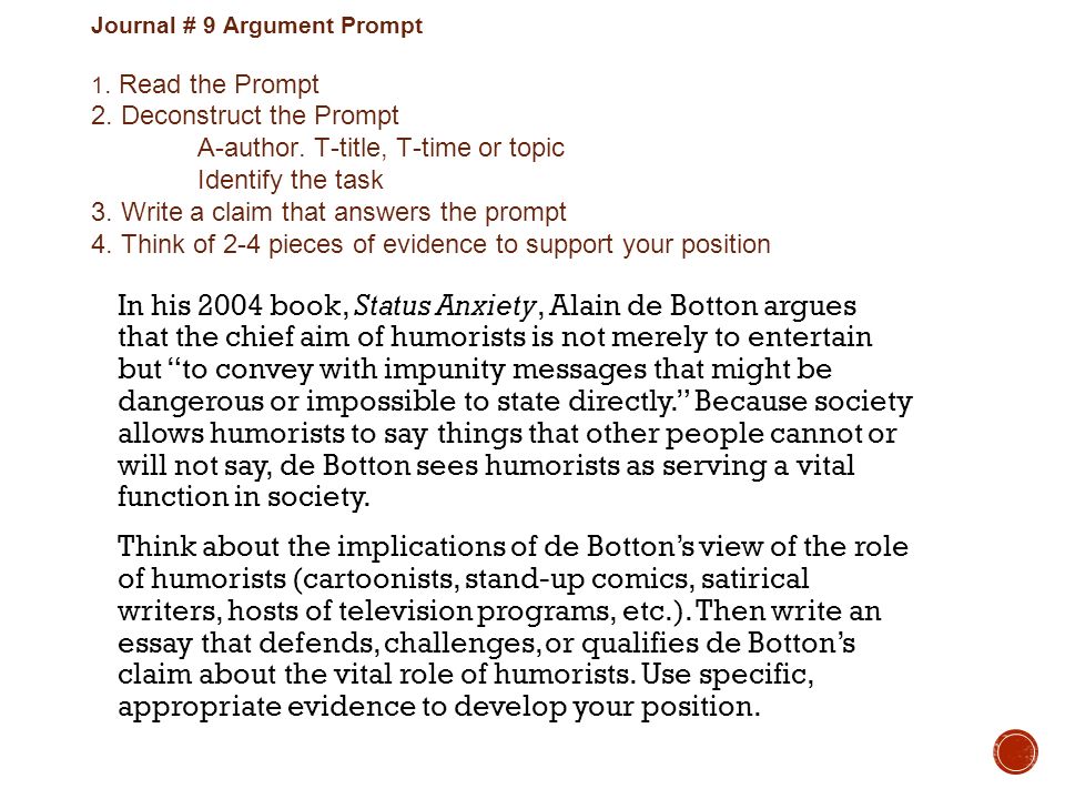 Sample Argumentative Essay Topics