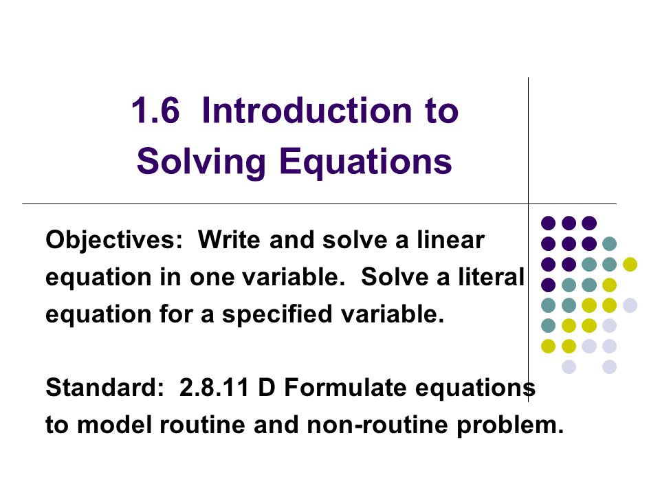 Introduction Of Problem Solving