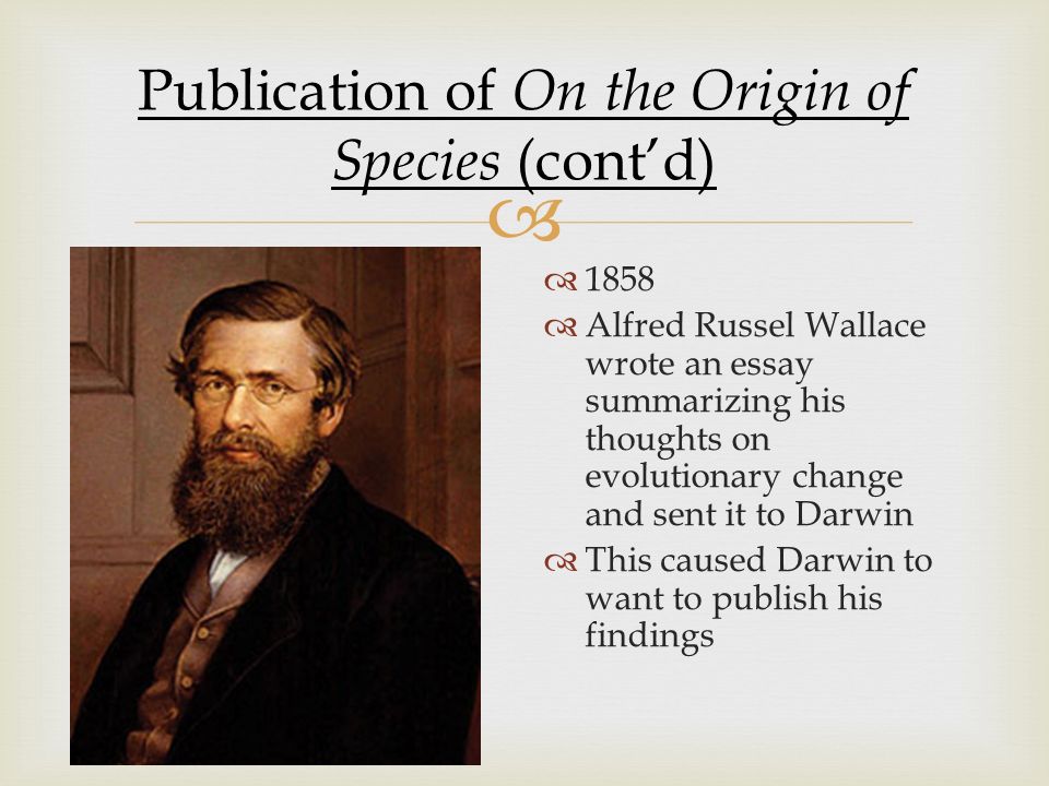 Origin of species essay questions