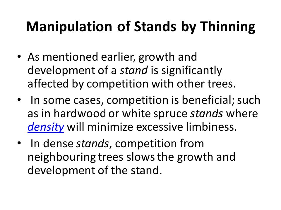 stand competition determines how different