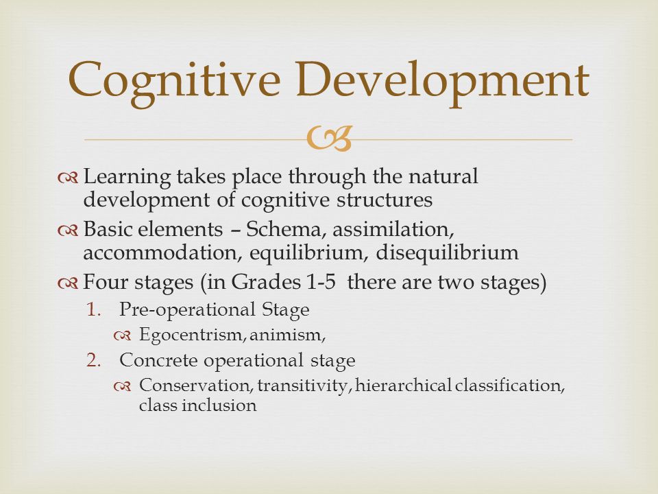 An Overview of the Two Classical Theories of Cognitive Development