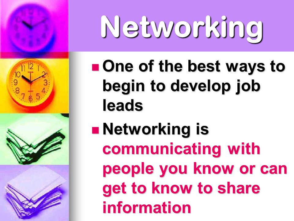 how to get job leads