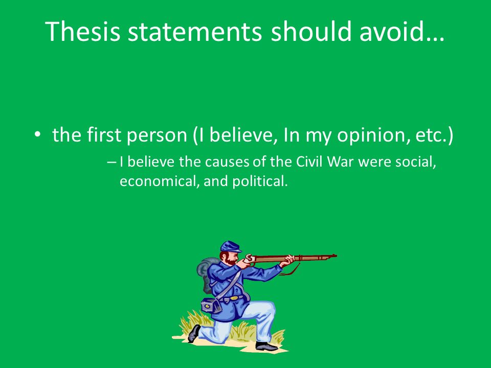 thesis statement for causes of the civil war thesis statement for causes of the civil war