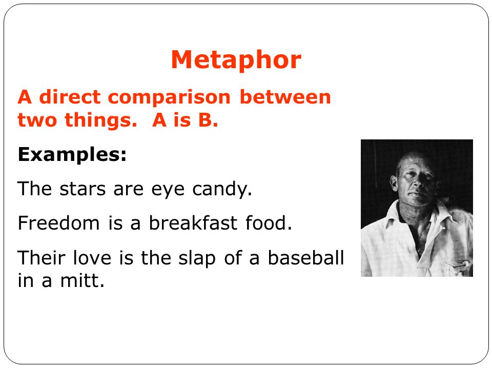direct metaphor definition