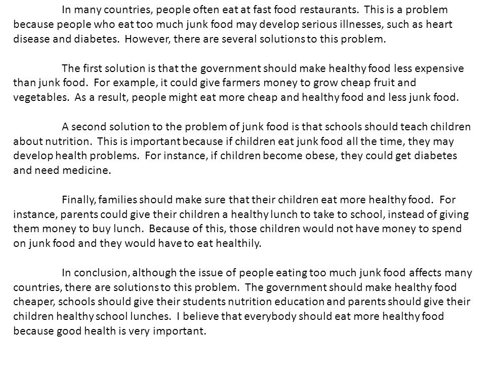 Child obesity essay conclusions