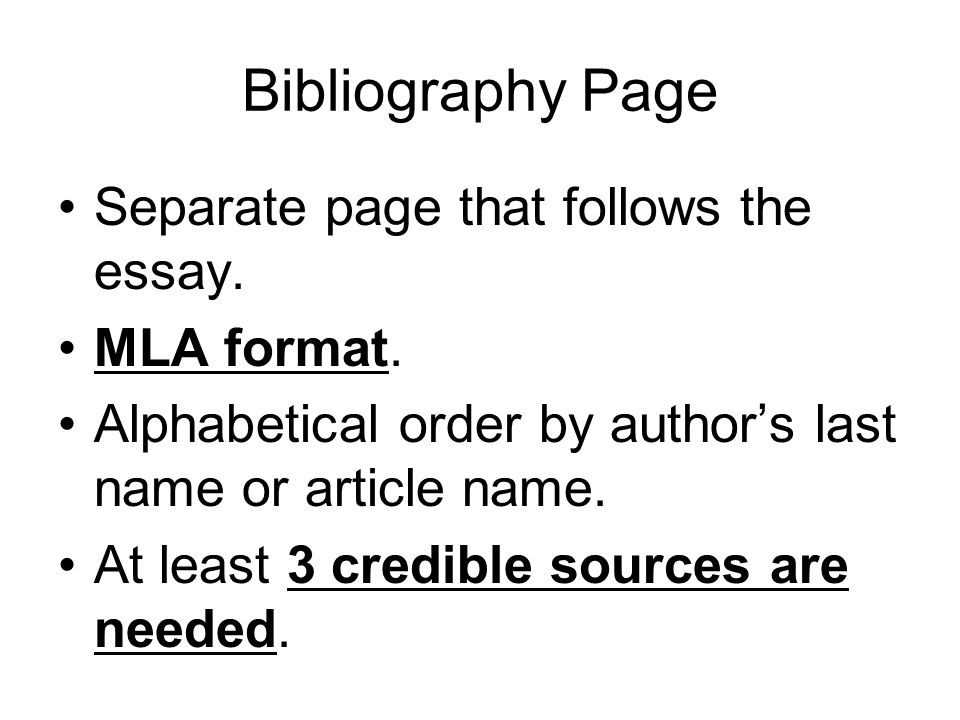 mla format 5 paragraph essay
