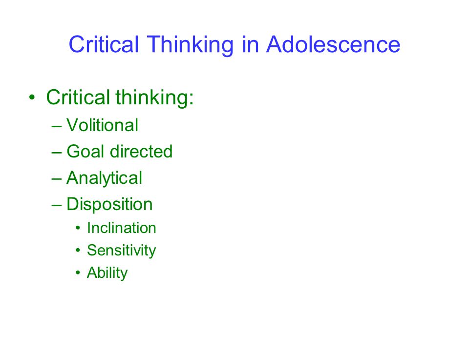 critical thinking abilities and dispositions critical thinking abilities and dispositions