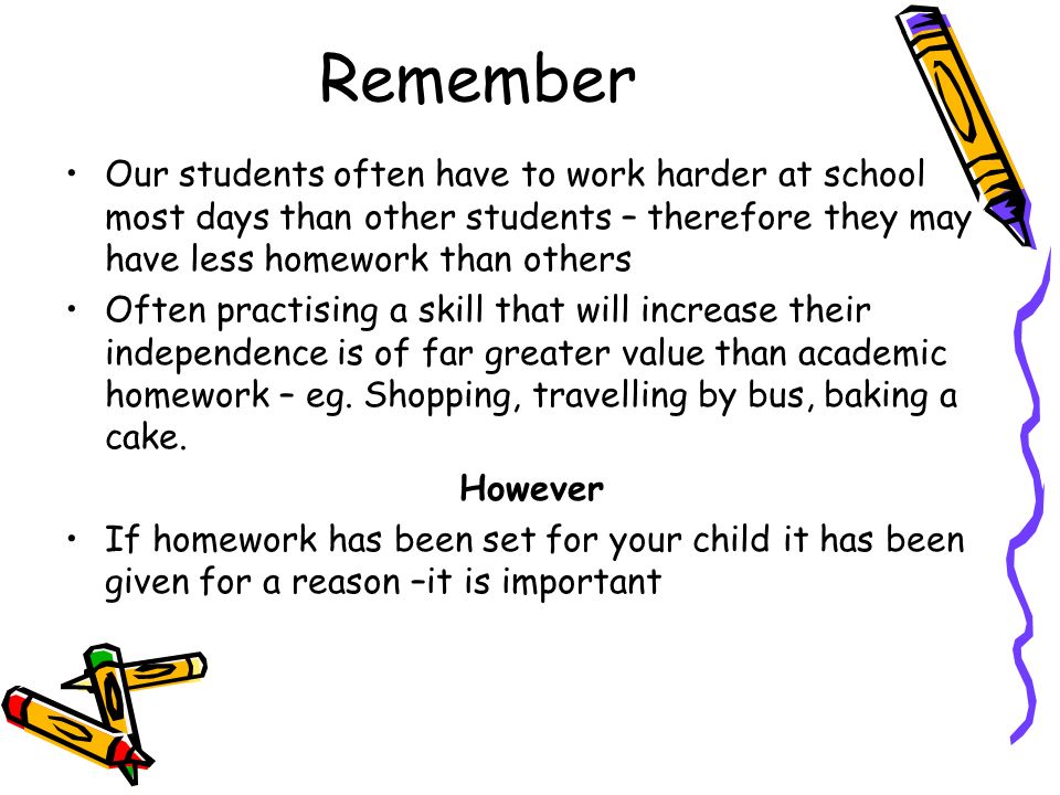 Homework Tasks