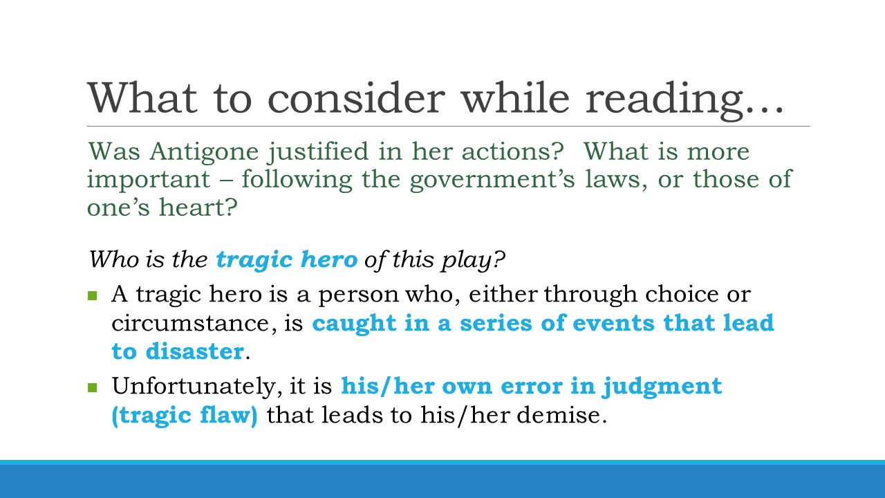 a discussion about the tragic hero in antigone by sophocles a discussion about the tragic hero in antigone by sophocles